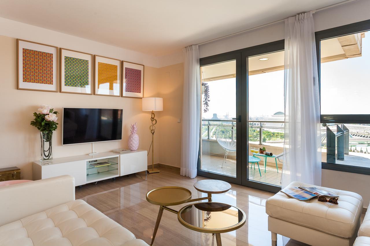 ApartUP Green Opera Views Valencia Buitenkant foto